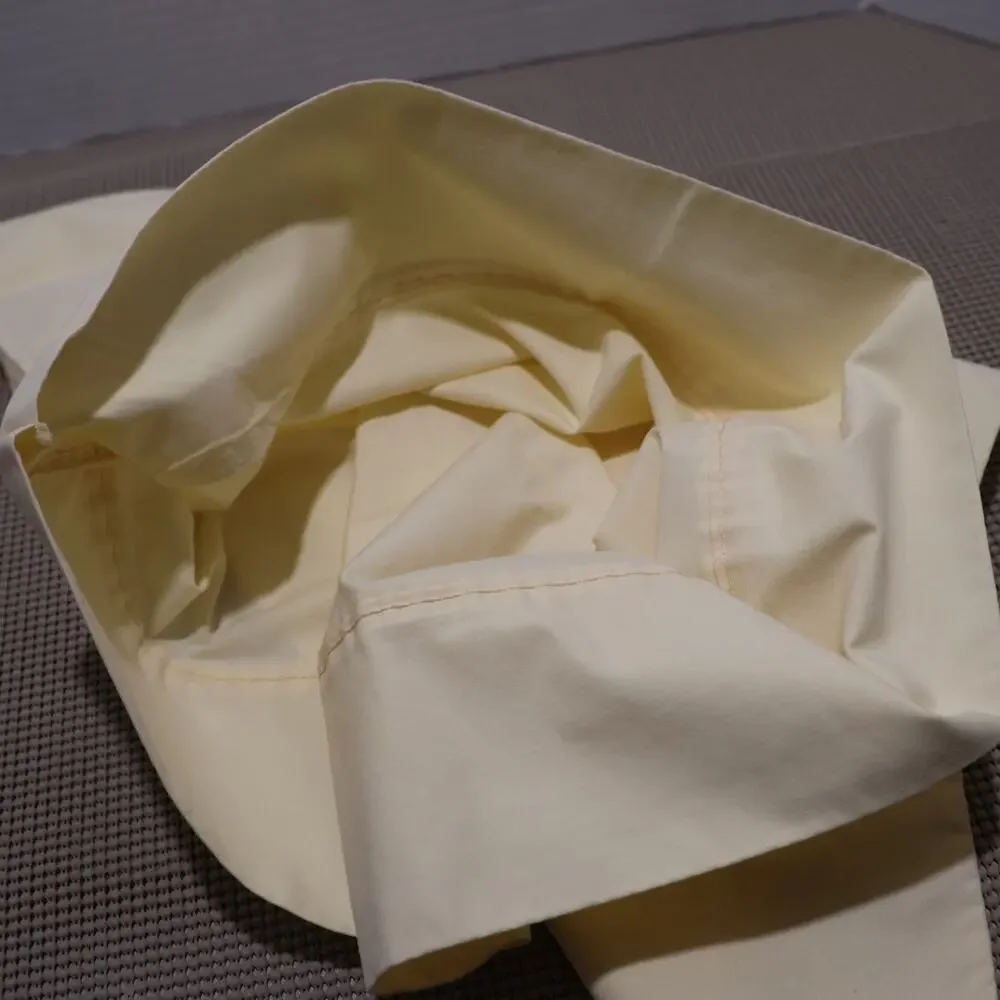 Martha Stewart everyday Pillowcase Standard Cotton Blend Yellow USA
